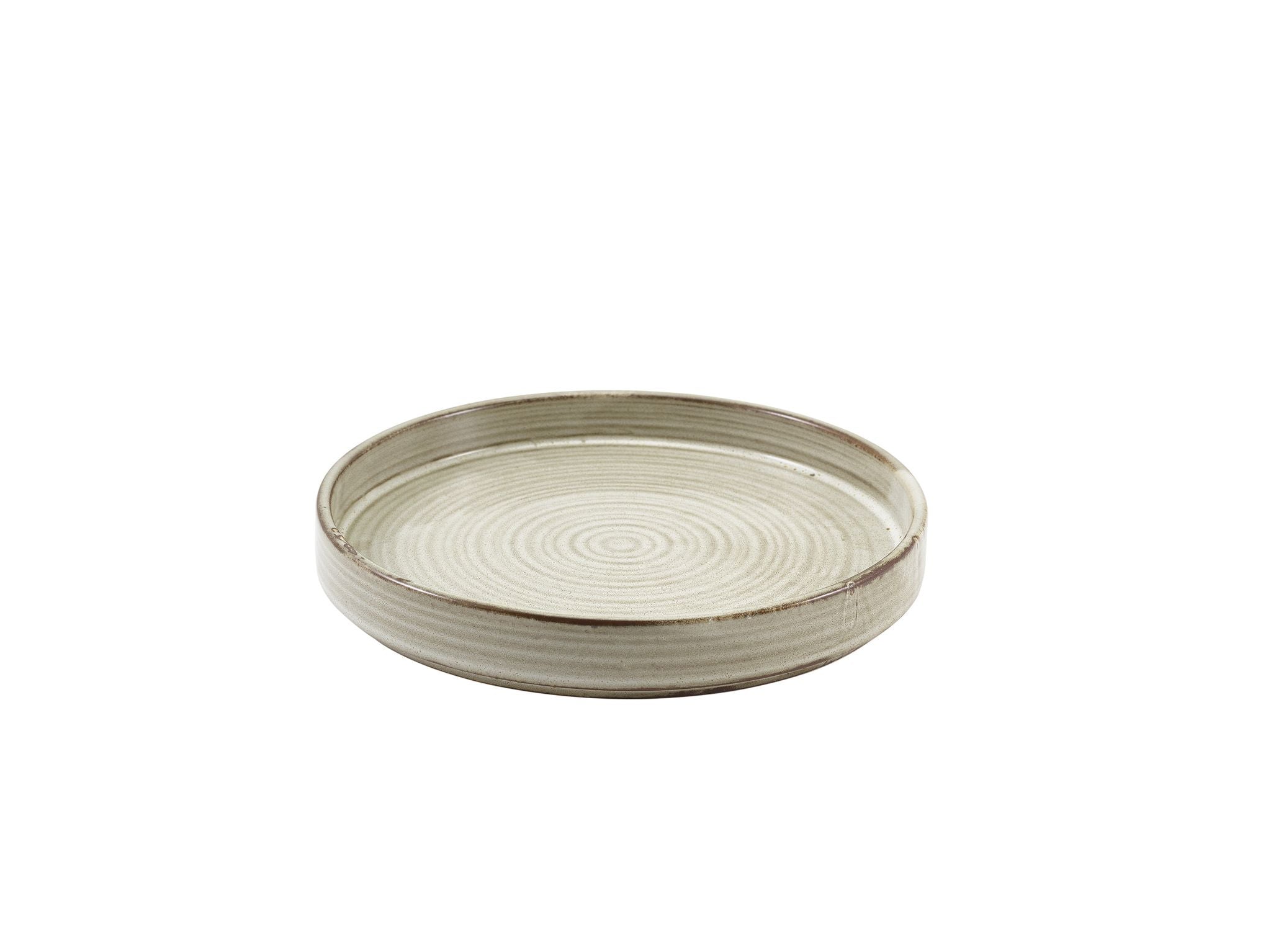 GenWare Terra Porcelain Presentation Plates - 20.5cm - Smoke Grey