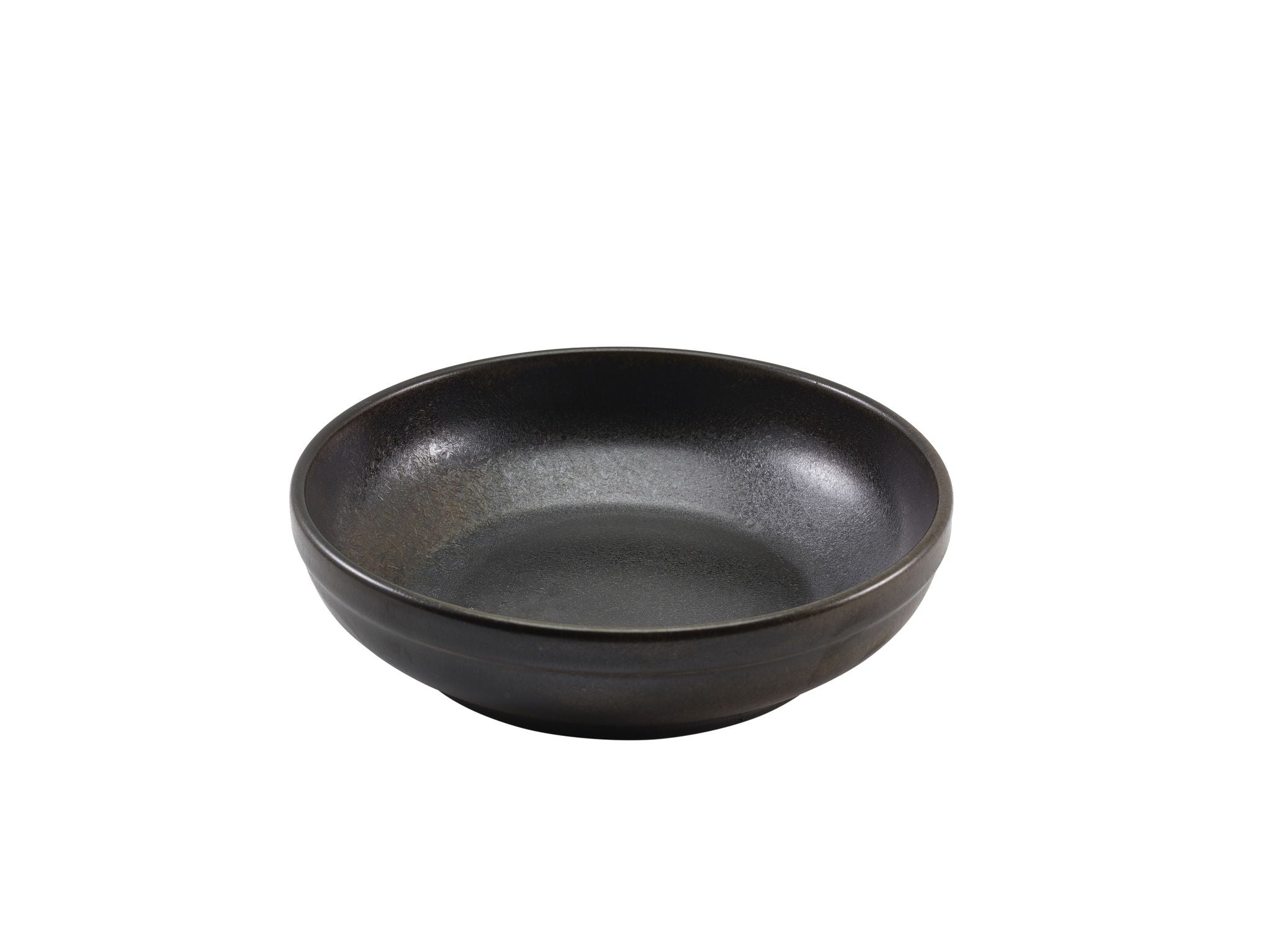 GenWare Terra Porcelain Coupe Bowls - 20cm - Cinder Black