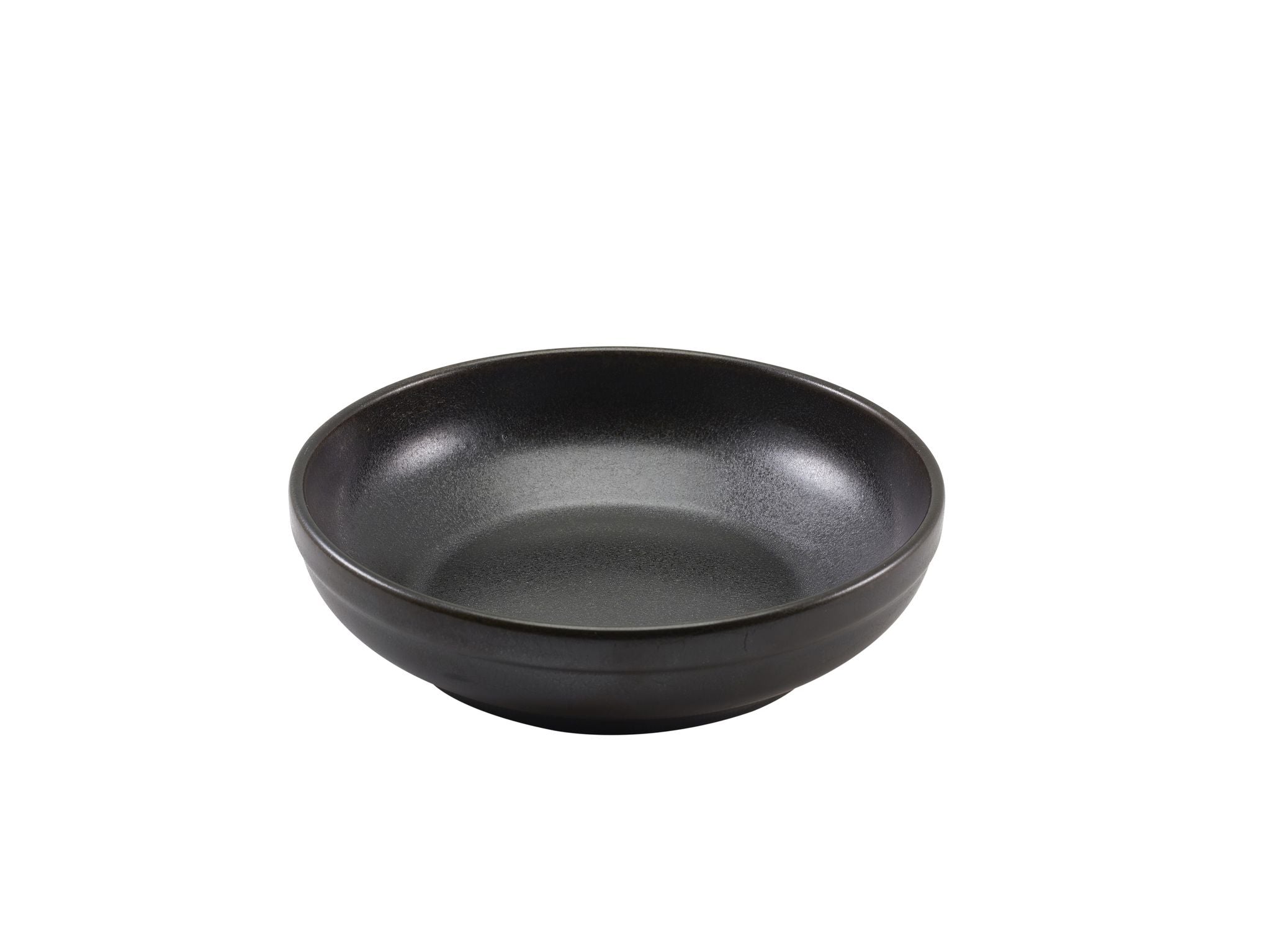 GenWare Terra Porcelain Coupe Bowls - 20cm - Cinder Black