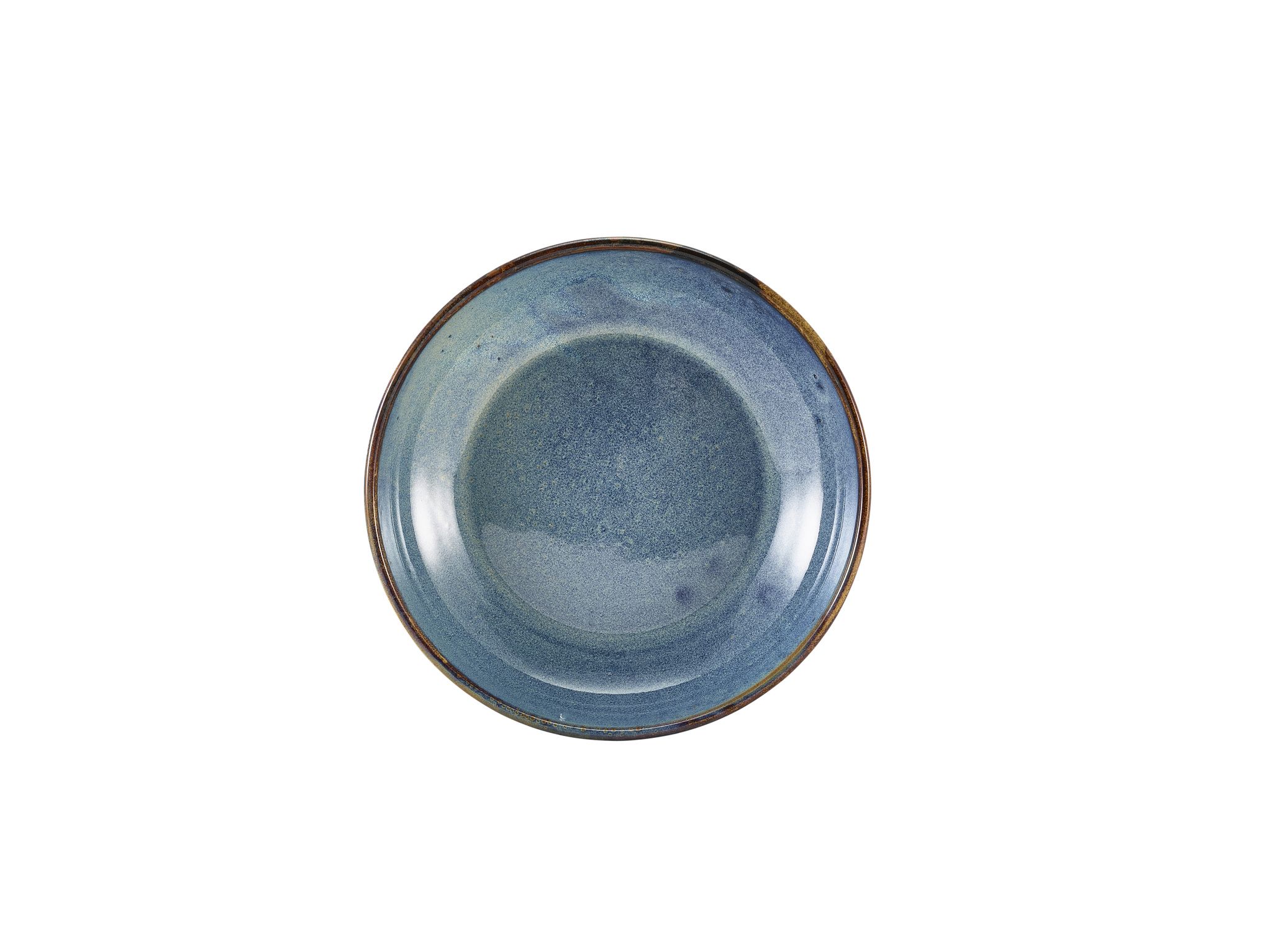 GenWare Terra Porcelain Coupe Bowls - 20cm - Aqua Blue