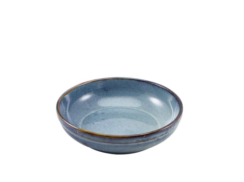 GenWare Terra Porcelain Coupe Bowls - 23cm - Aqua Blue