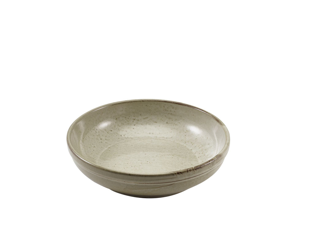 GenWare Terra Porcelain Coupe Bowls - 23cm - Smoke Grey