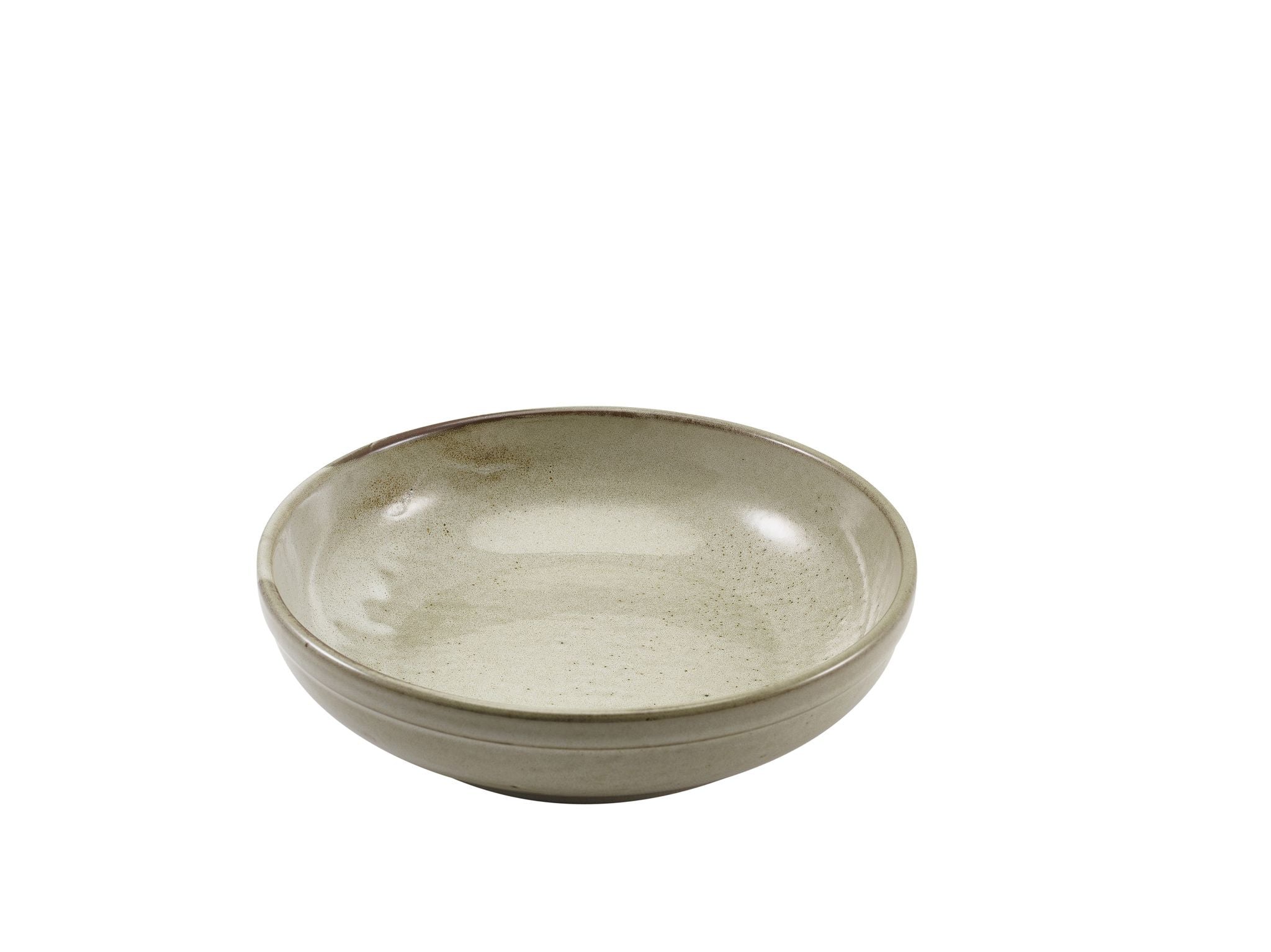GenWare Terra Porcelain Coupe Bowls - 23cm - Smoke Grey