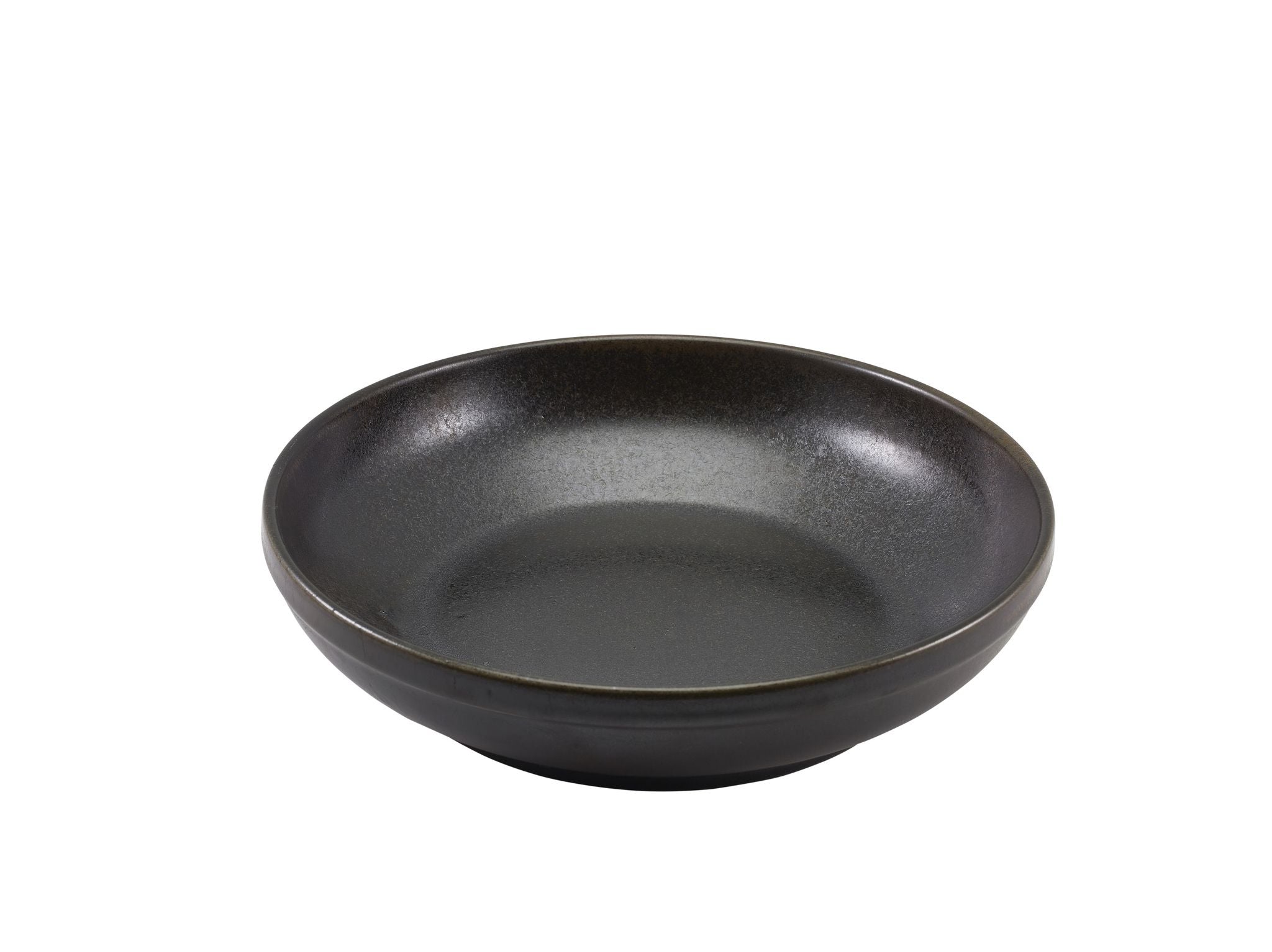 GenWare Terra Porcelain Coupe Bowls - 27.5cm - Cinder Black