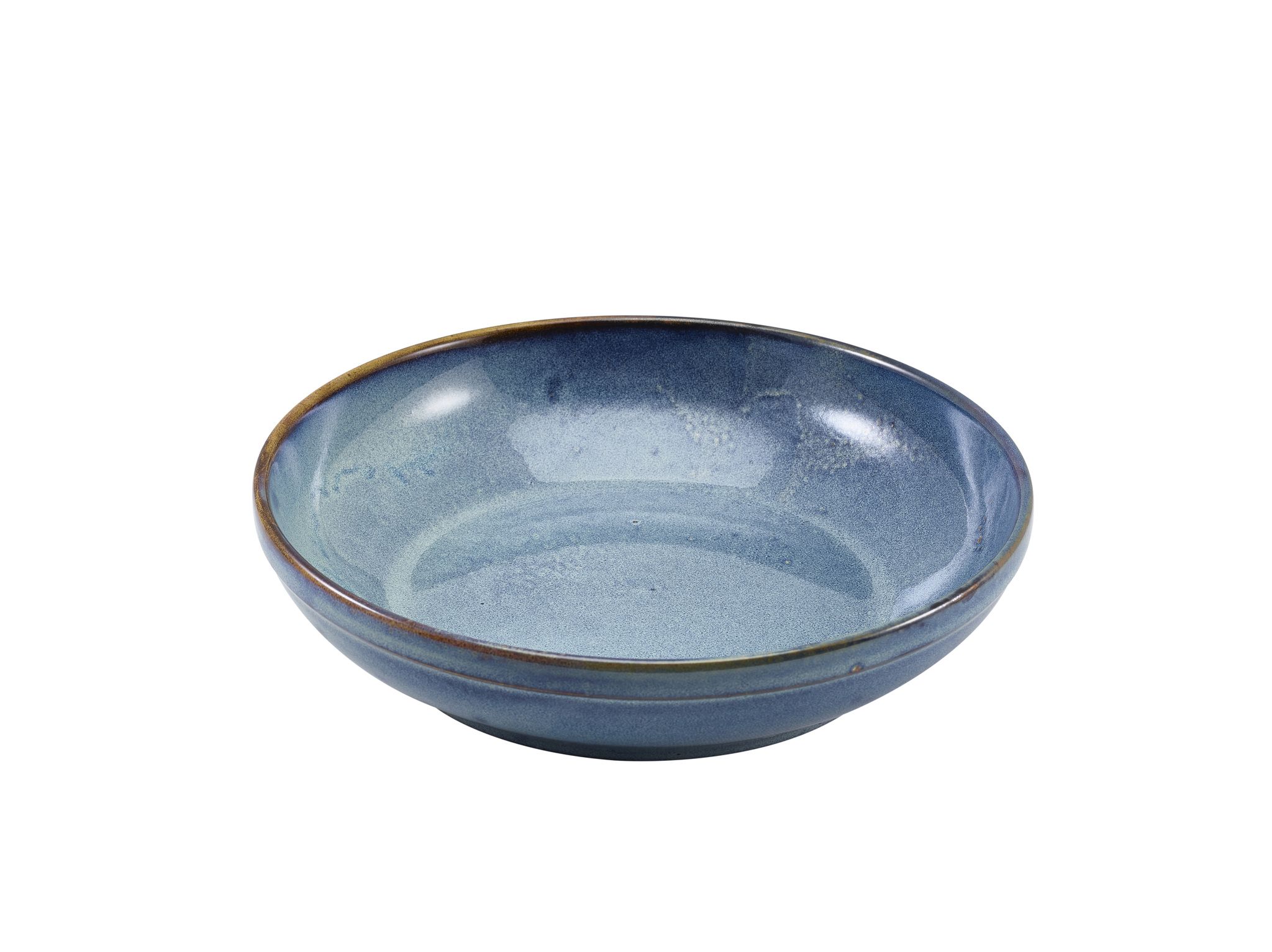 GenWare Terra Porcelain Coupe Bowls - 27.5cm - Aqua Blue