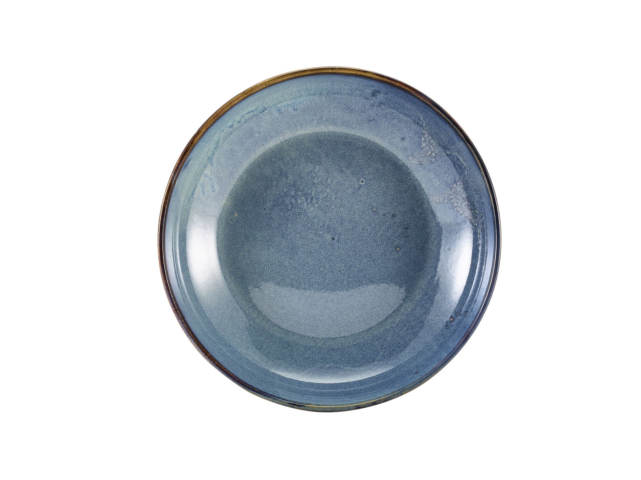 GenWare Terra Porcelain Coupe Bowls - 27.5cm - Aqua Blue