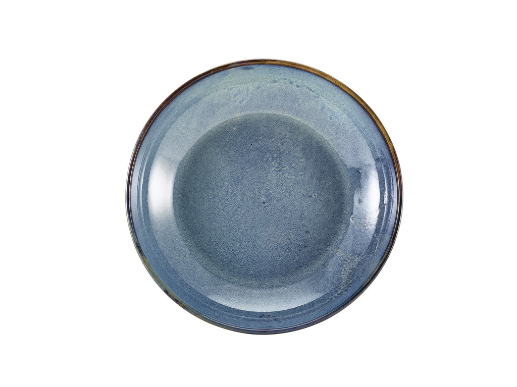 GenWare Terra Porcelain Coupe Bowls - 27.5cm - Aqua Blue