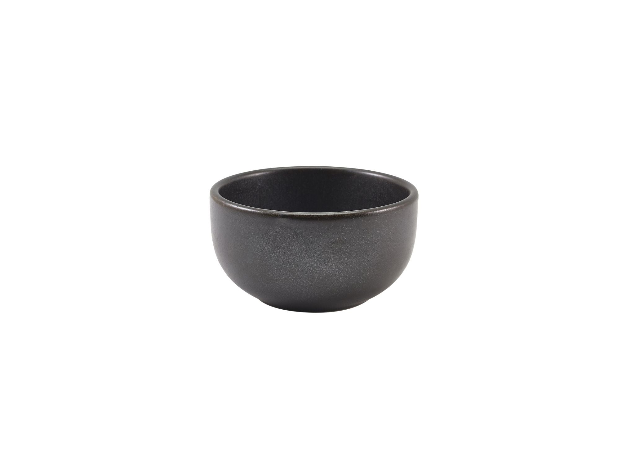 GenWare Terra Porcelain Round Bowls - 11.5cm - Cinder Black