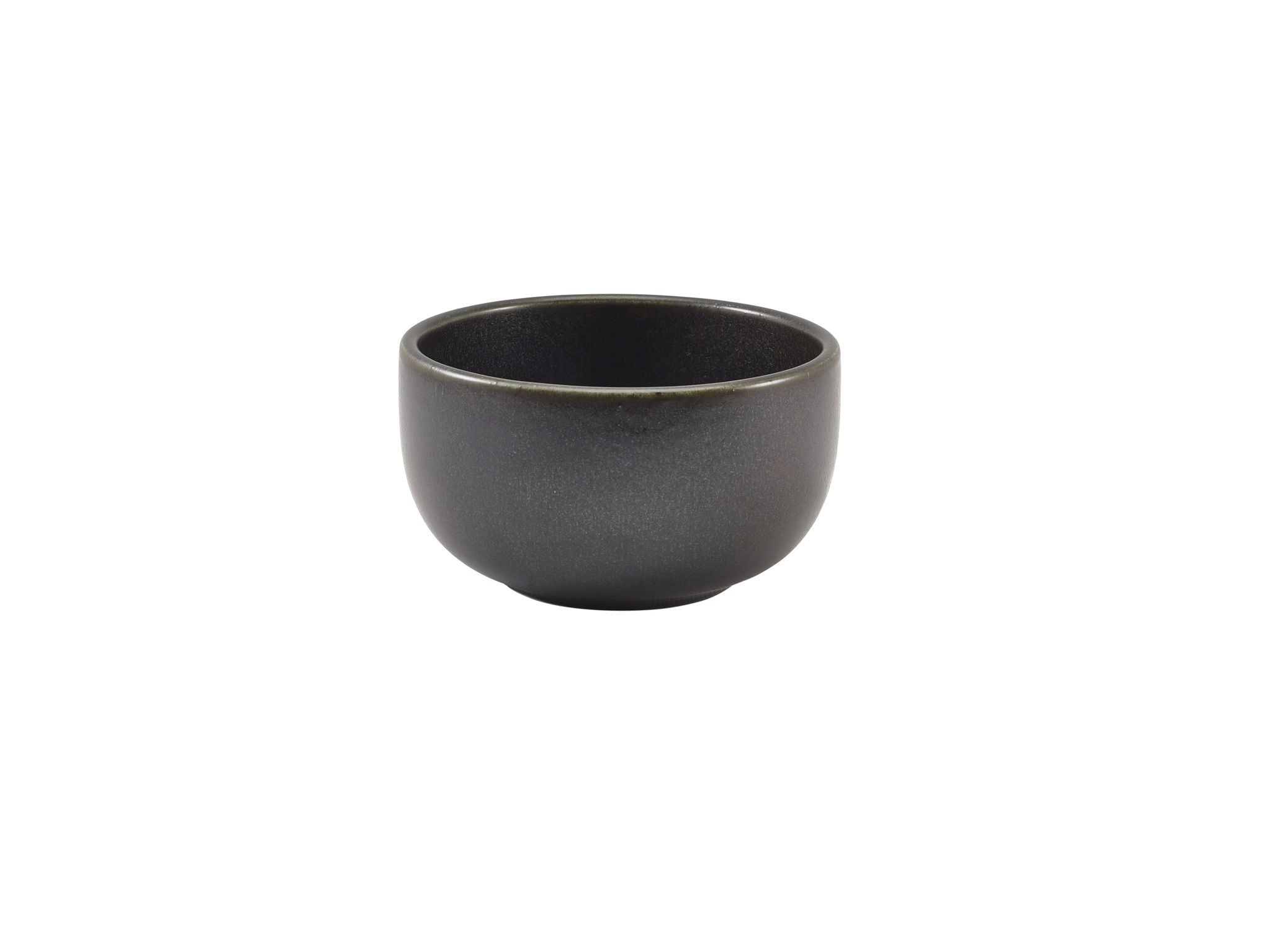 GenWare Terra Porcelain Round Bowls - 12.5cm - Cinder Black