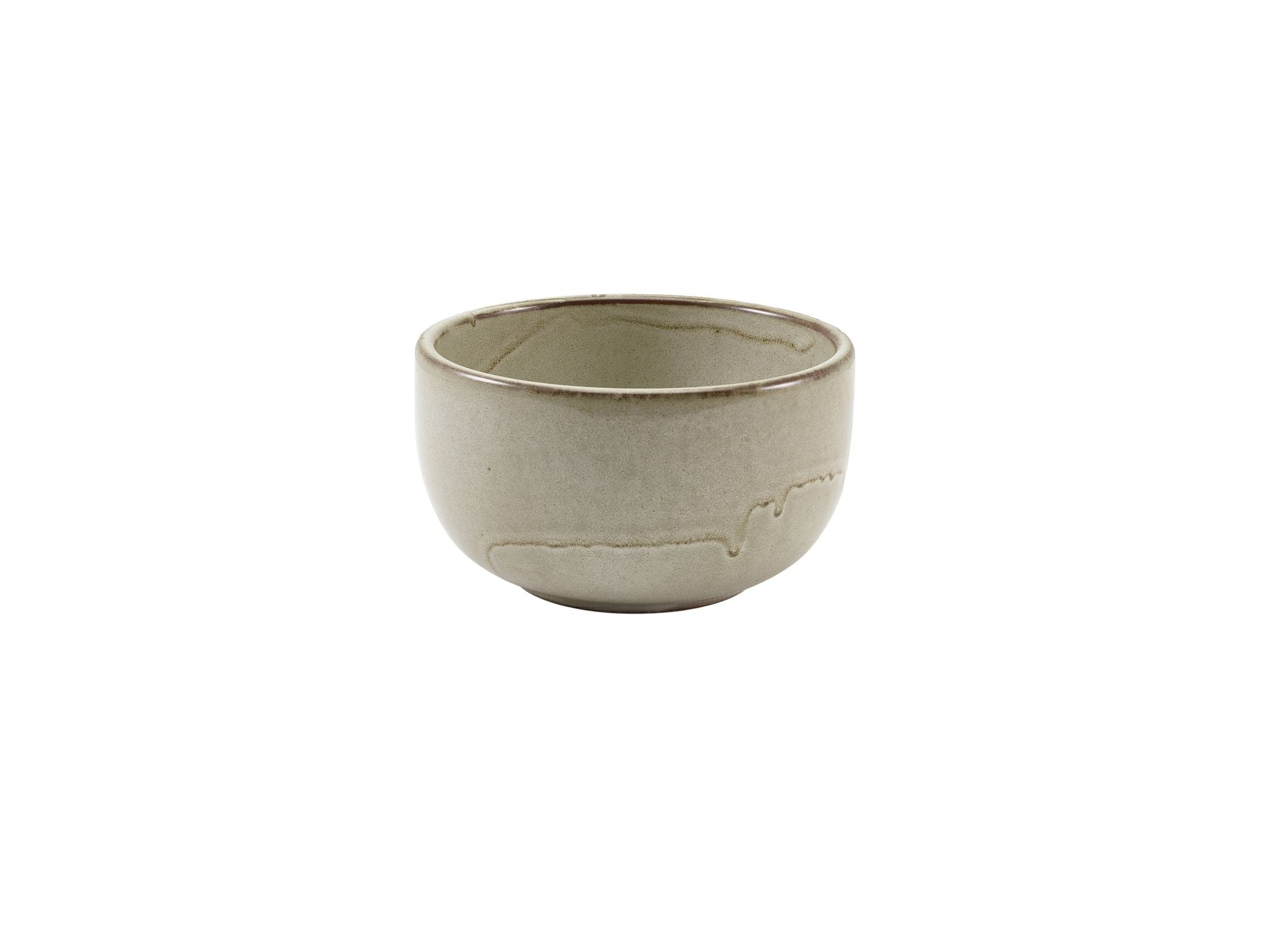GenWare Terra Porcelain Round Bowls - 12.5cm - Smoke Grey