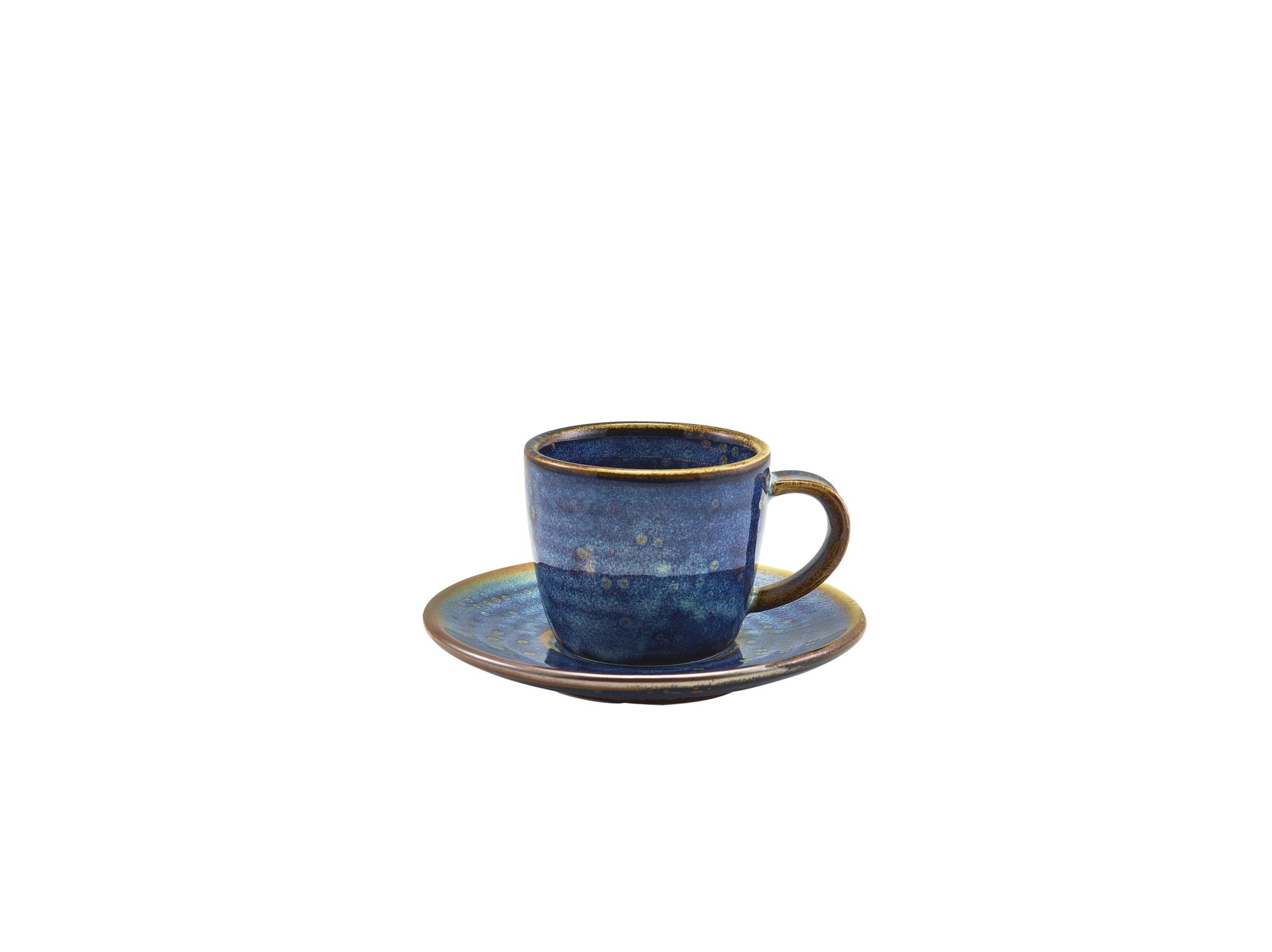 GenWare Terra Porcelain Espresso Cups - 90ml - Aqua Blue