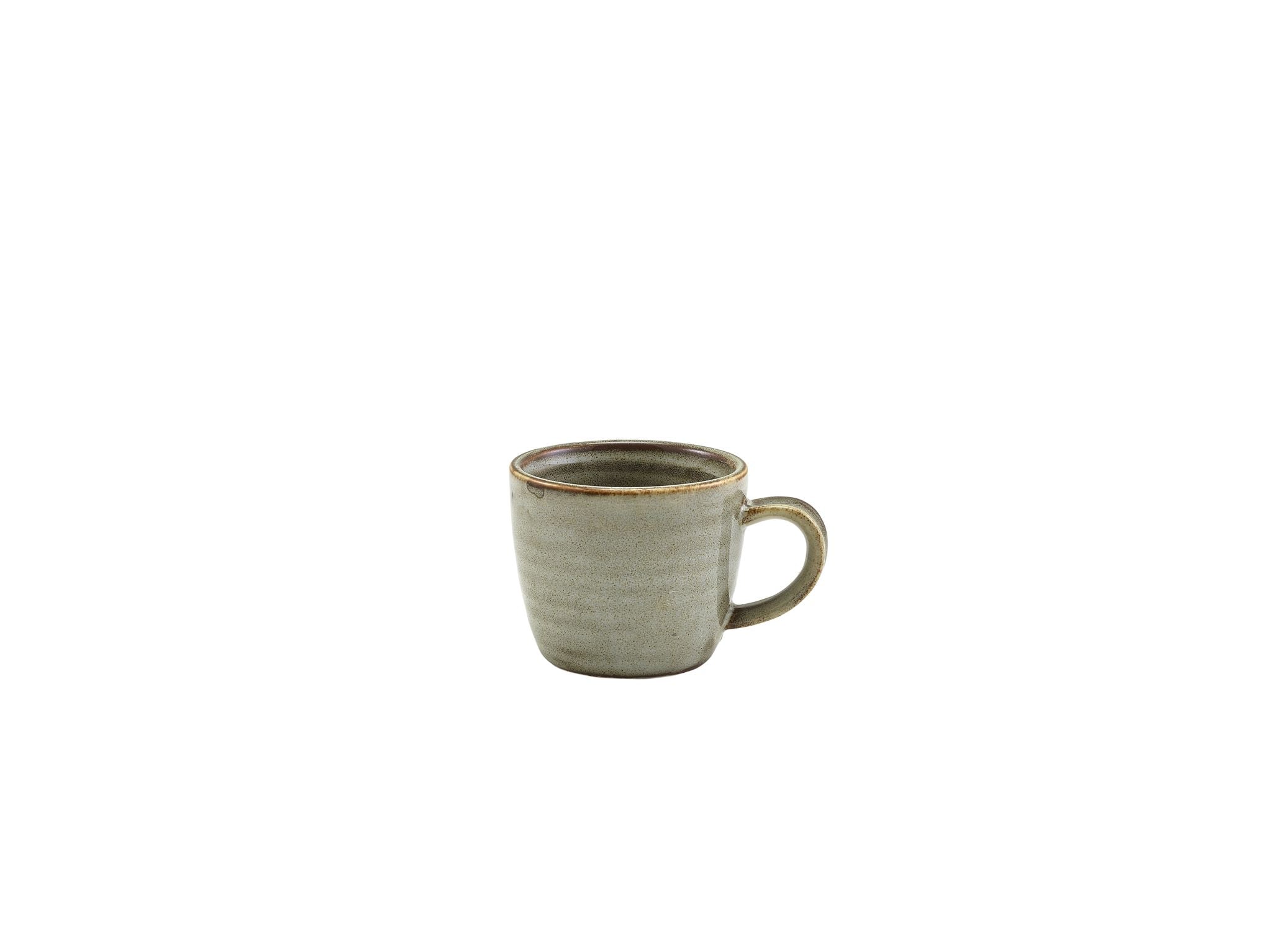 GenWare Terra Porcelain Espresso Cups - 90ml - Smoke Grey