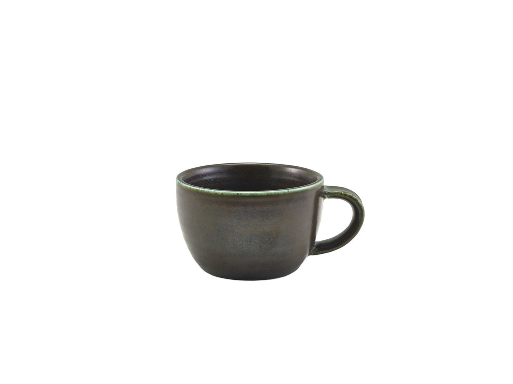 GenWare Terra Porcelain Coffee Cups - 285ml - Cinder Black