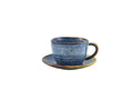 GenWare Terra Porcelain Coffee Cups - 285ml - Aqua Blue