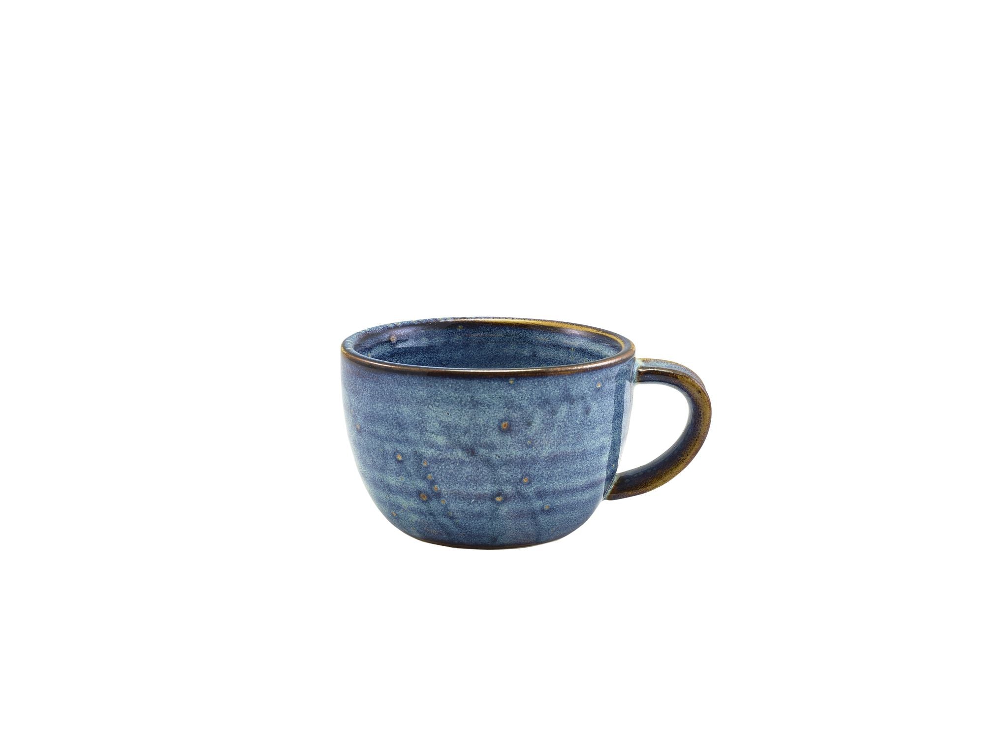 GenWare Terra Porcelain Coffee Cups - 285ml - Aqua Blue