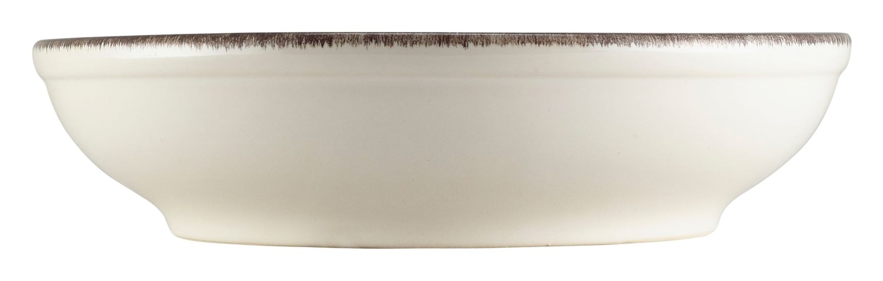 GenWare Terra Stoneware Coupe Bowls - 23cm - Sereno Grey