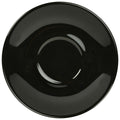 GenWare Porcelain Saucers - 12cm - Black