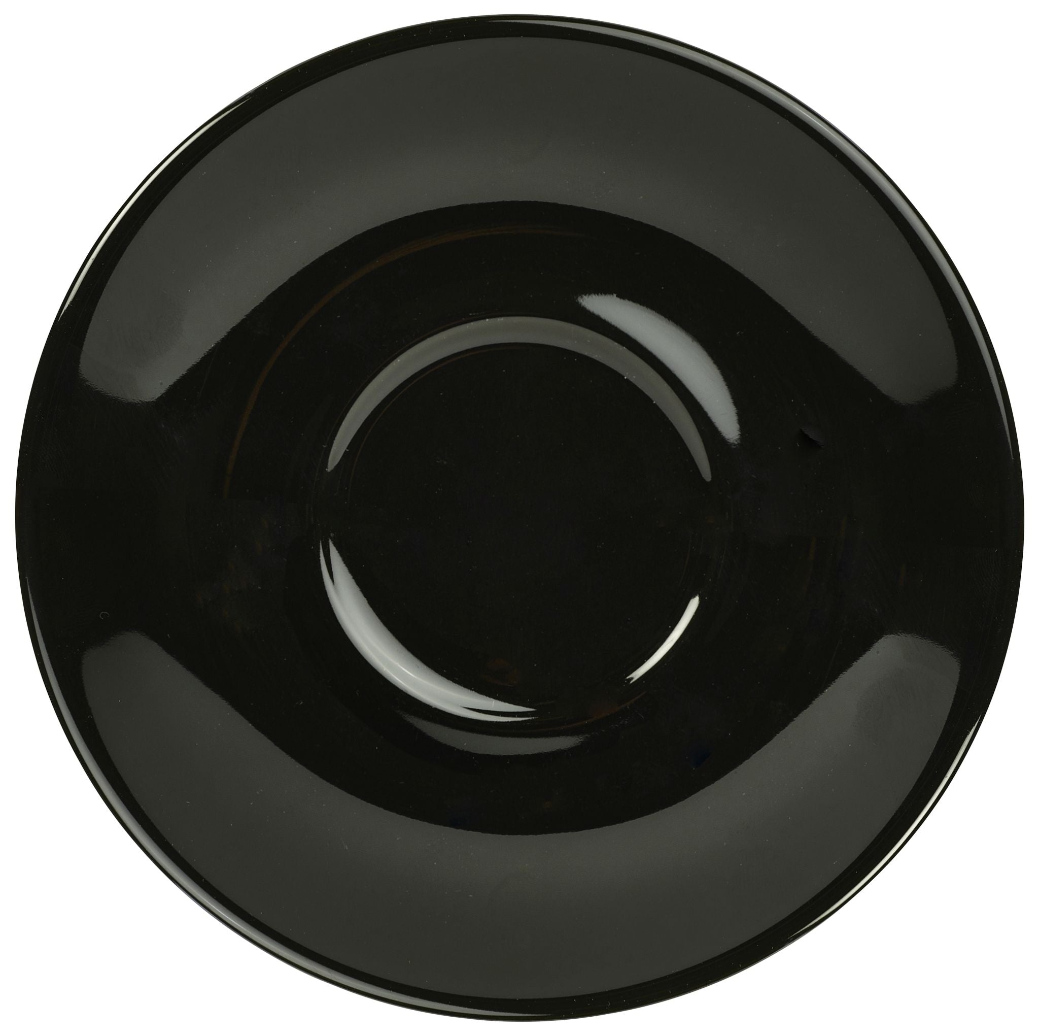 GenWare Porcelain Saucers - 12cm - Black