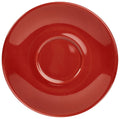 GenWare Porcelain Saucers - 12cm - Red