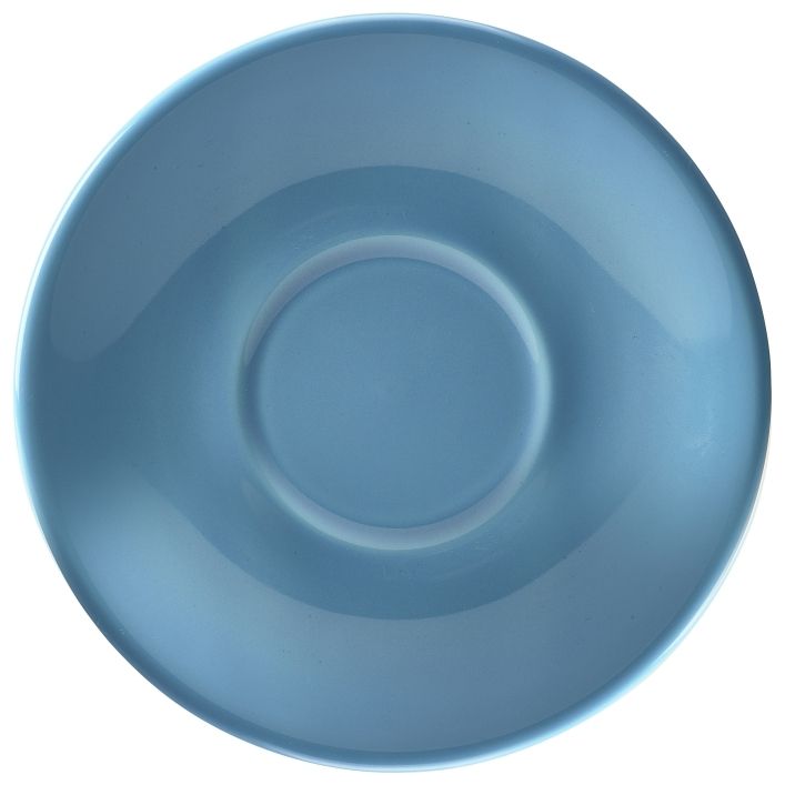 GenWare Porcelain Saucers - 13.5cm - Blue