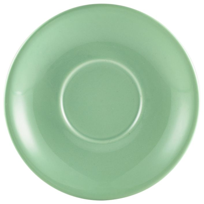 GenWare Porcelain Saucers - 13.5cm - Green