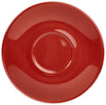 GenWare Porcelain Saucers - 13.5cm - Red