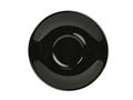 GenWare Porcelain Saucers - 16cm - Black