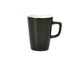 GenWare Porcelain Latte Mugs - 340ml - Black