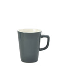 GenWare Porcelain Latte Mugs - 340ml - Grey