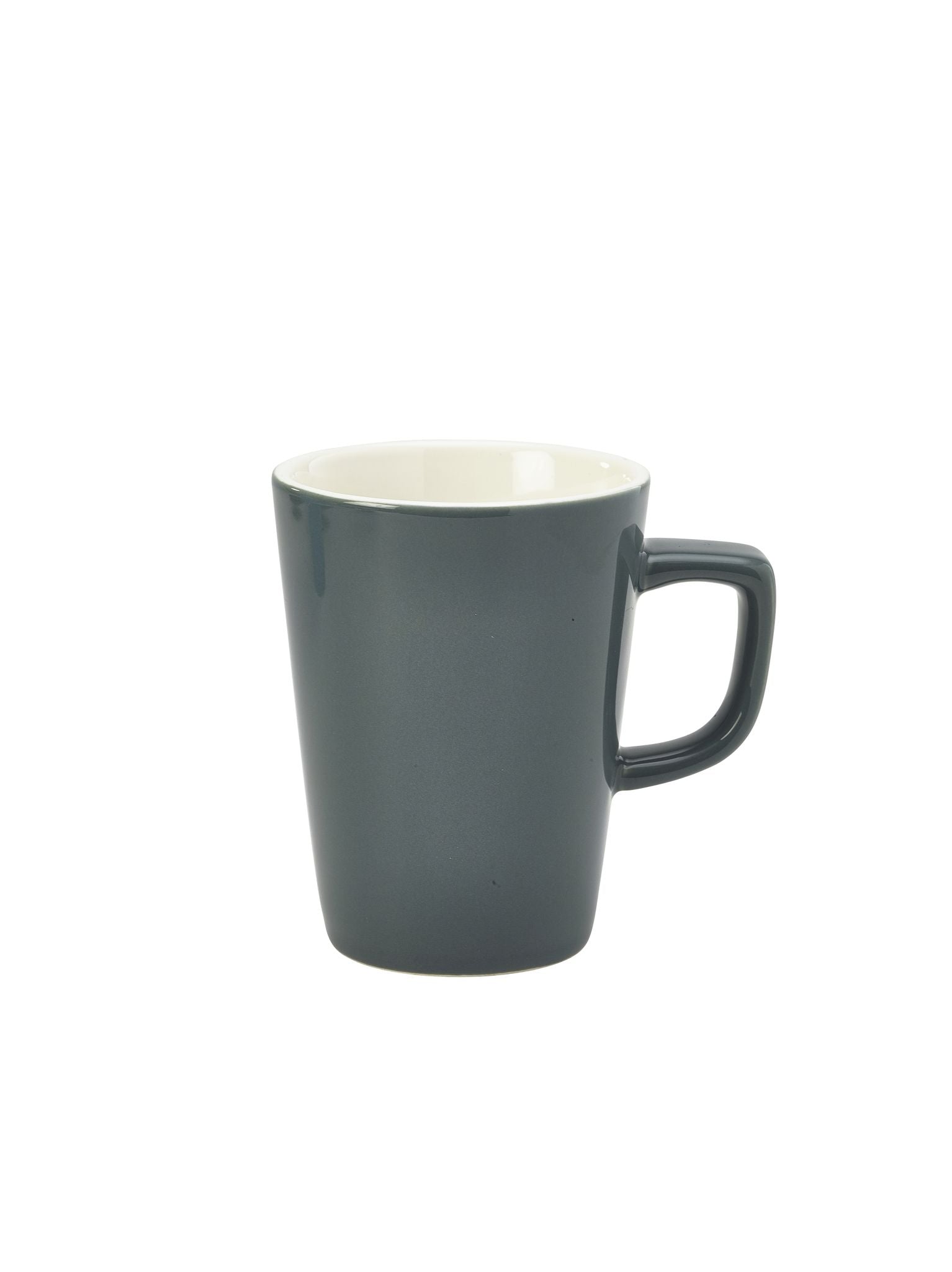 GenWare Porcelain Latte Mugs - 340ml - Grey