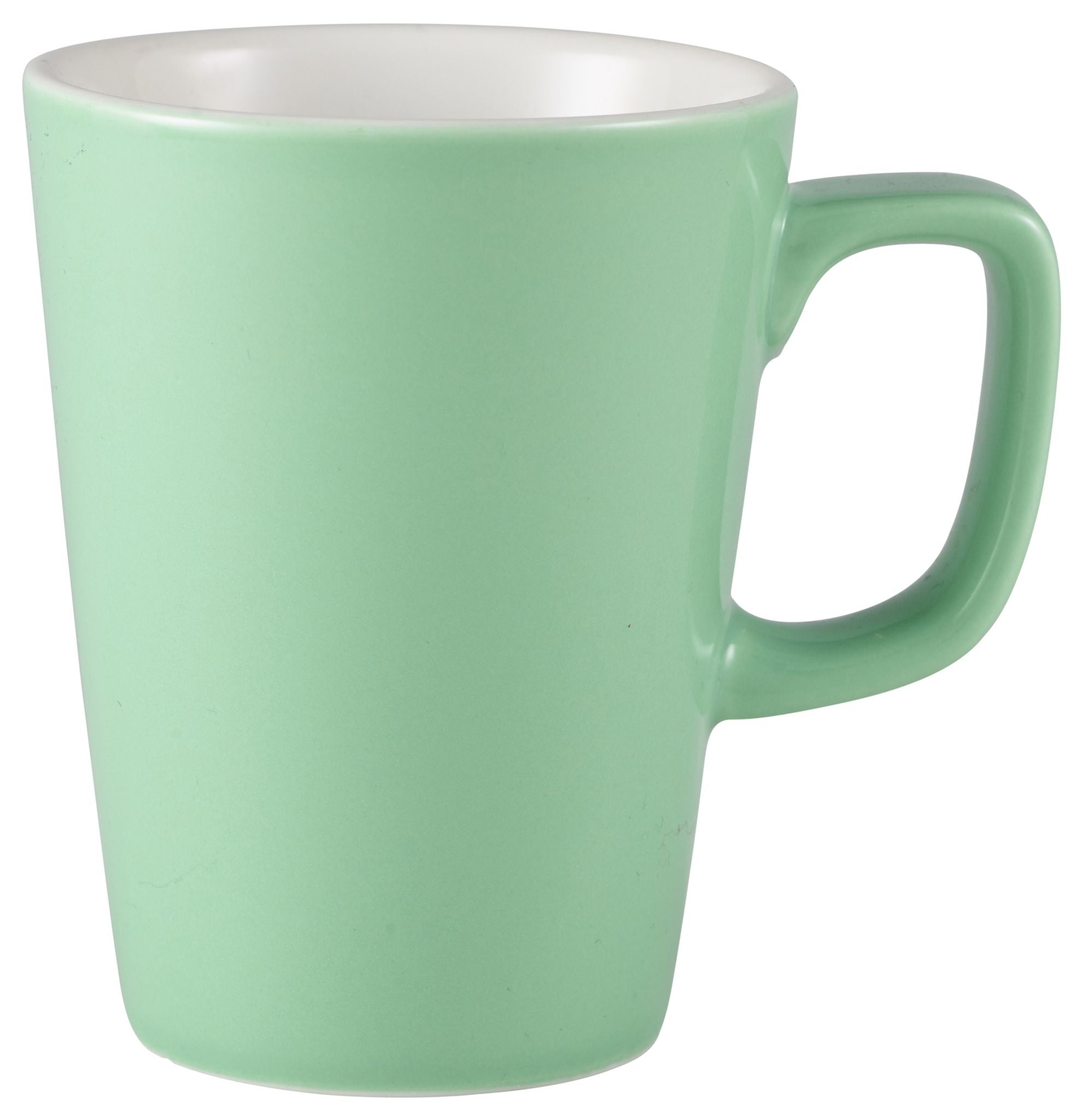 GenWare Porcelain Latte Mugs - 340ml - Green