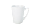 GenWare Porcelain Angled Handled Mugs - 350ml - White