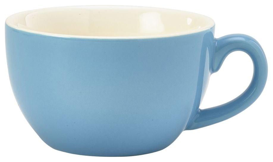 GenWare Porcelain Bowl Shaped Cups - 175ml - Blue