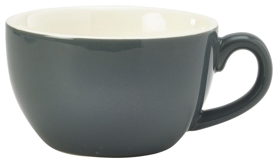 GenWare Porcelain Bowl Shaped Cups - 175ml - Grey