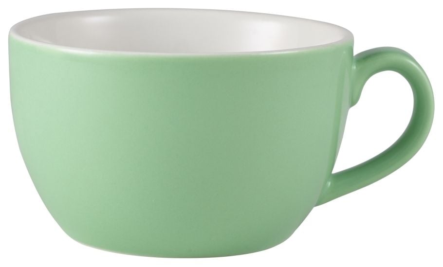 GenWare Porcelain Bowl Shaped Cups - 175ml - Green