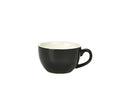 GenWare Porcelain Bowl Shaped Cups - 250ml - Black