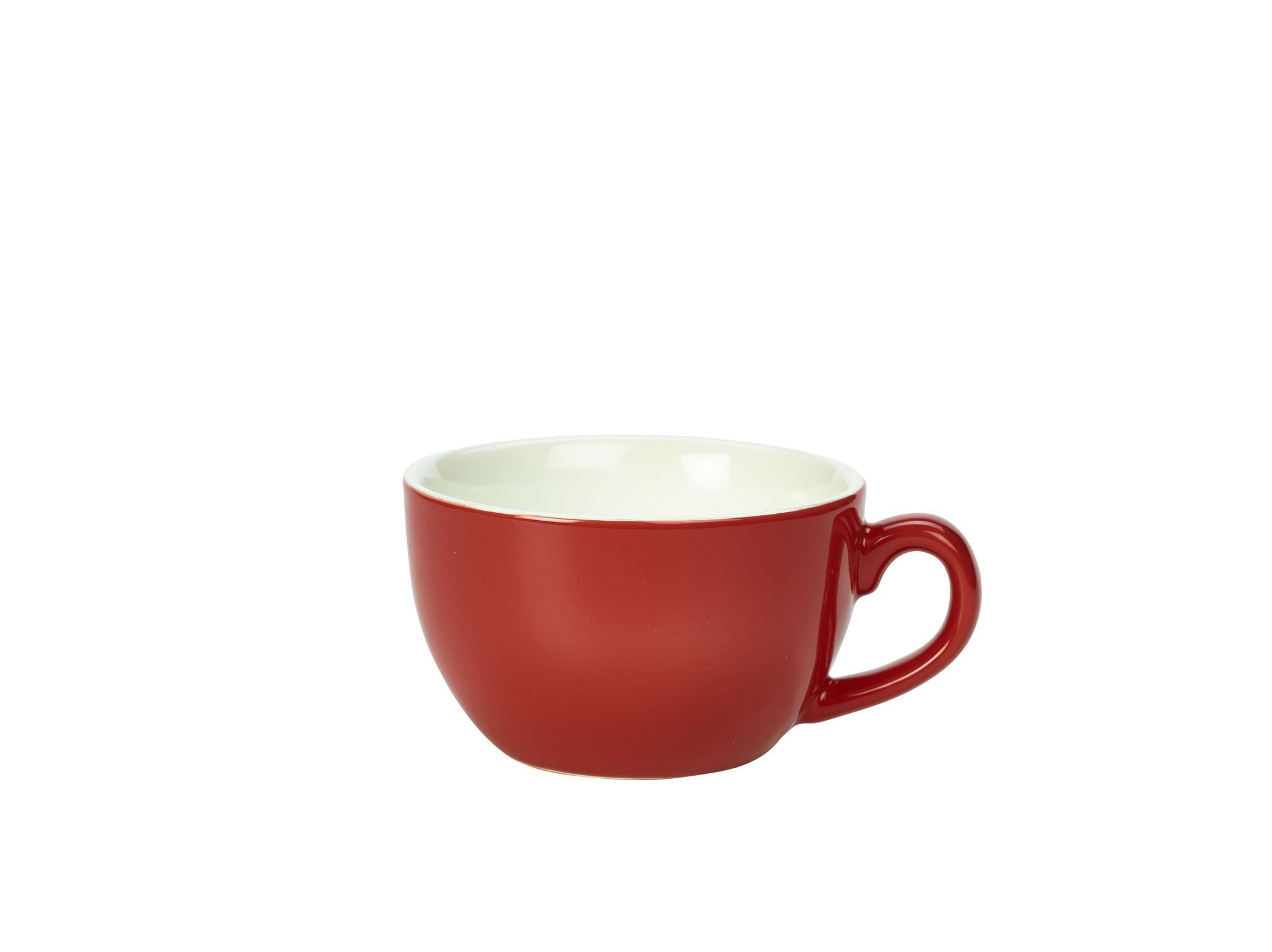 GenWare Porcelain Bowl Shaped Cups - 250ml - Red