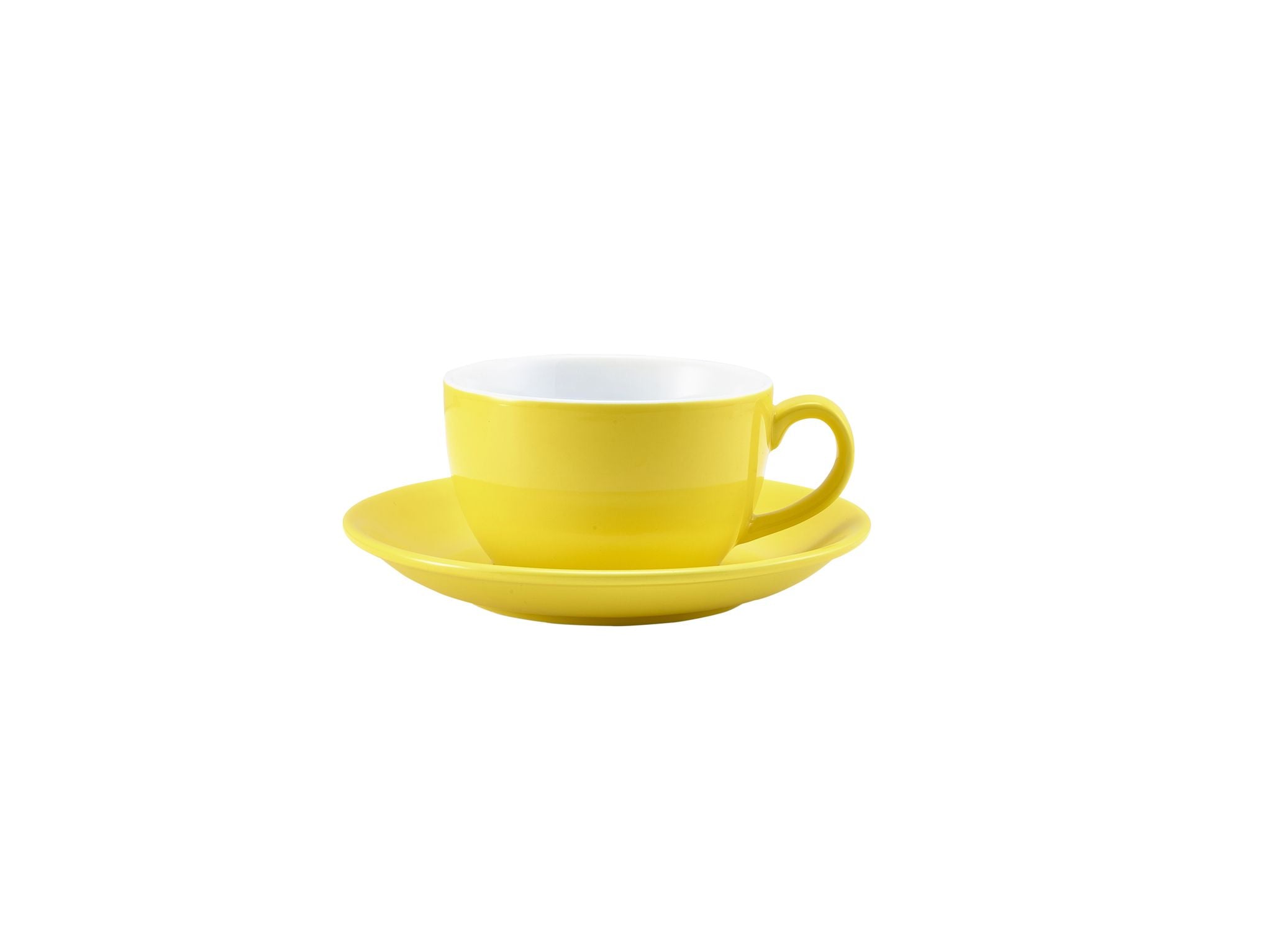 GenWare Porcelain Bowl Shaped Cups - 250ml - Yellow