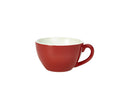 GenWare Porcelain Bowl Shaped Cups - 340ml - Red