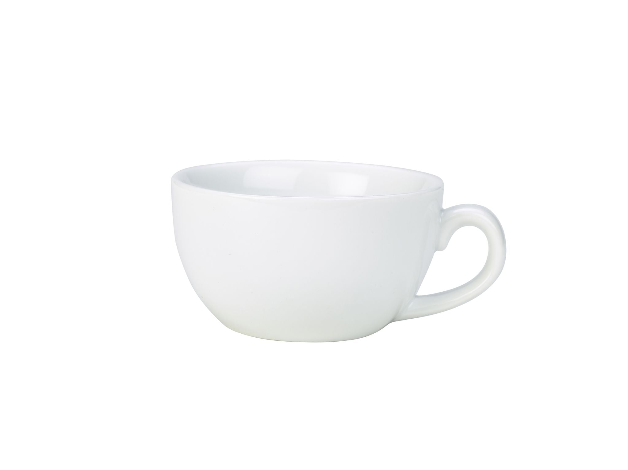 GenWare Porcelain Bowl Shaped Cups - 340ml - White