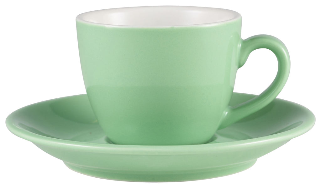 GenWare Porcelain Bowl Shaped Cups - 90ml - Green