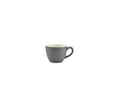 GenWare Porcelain Bowl Shaped Cups - 90ml - Matt Grey