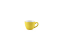 GenWare Porcelain Bowl Shaped Cups - 90ml - Yellow