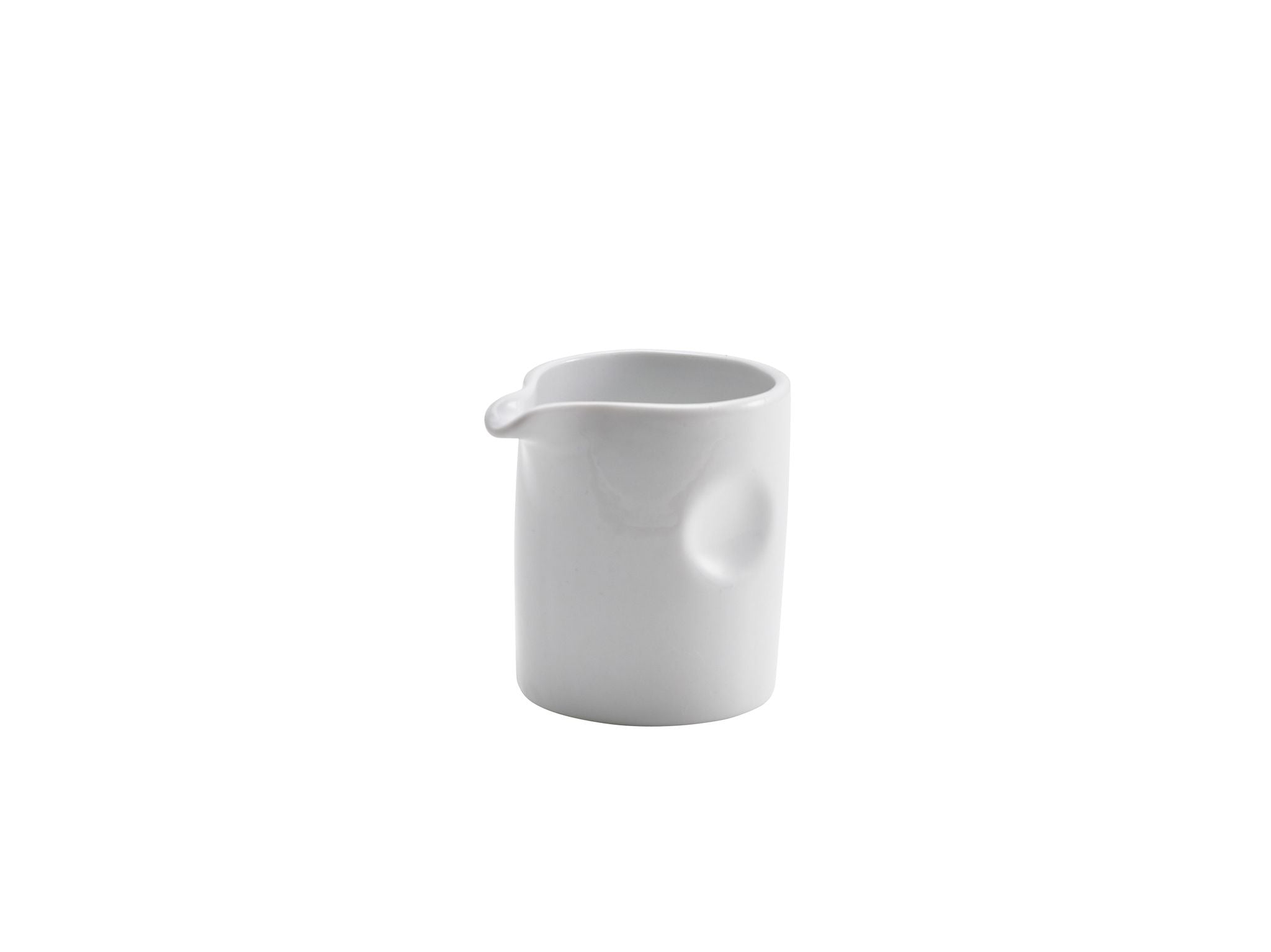 GenWare Porcelain Pinched Milk Jugs - 80ml - White