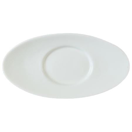 Orion Gravy Boat Saucers - 20cm - White