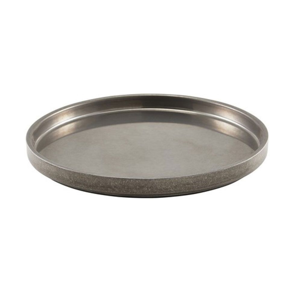GenWare Vintage Steel Presentation Plate - 26.5cm