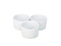 GenWare Contemporary Porcelain Stacking Ramekins - 8cm - White