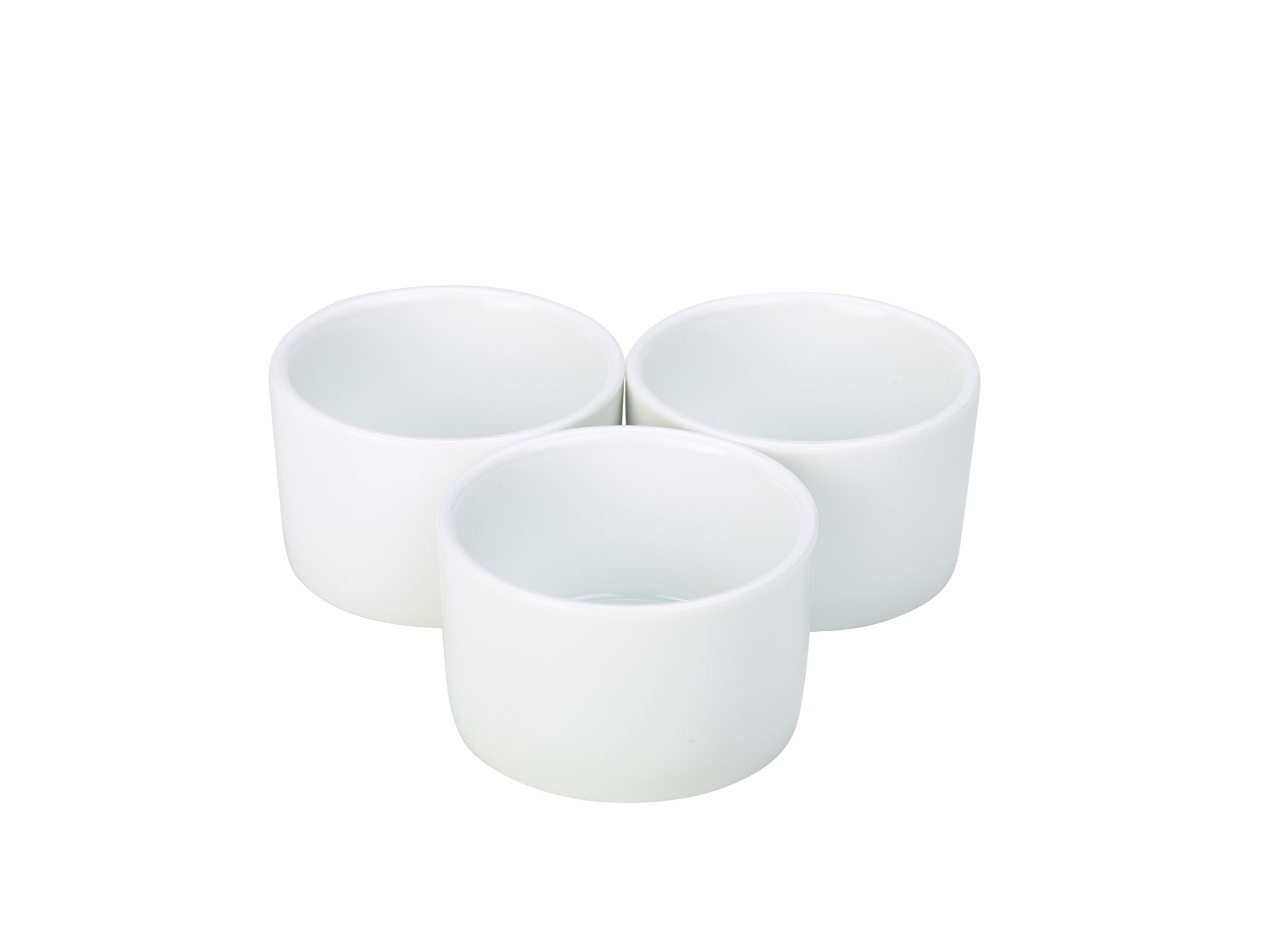 GenWare Contemporary Porcelain Stacking Ramekins - 9cm - White