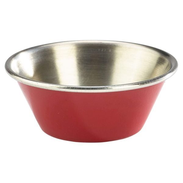 GenWare Stainless Steel Ramekins - 43ml - Red