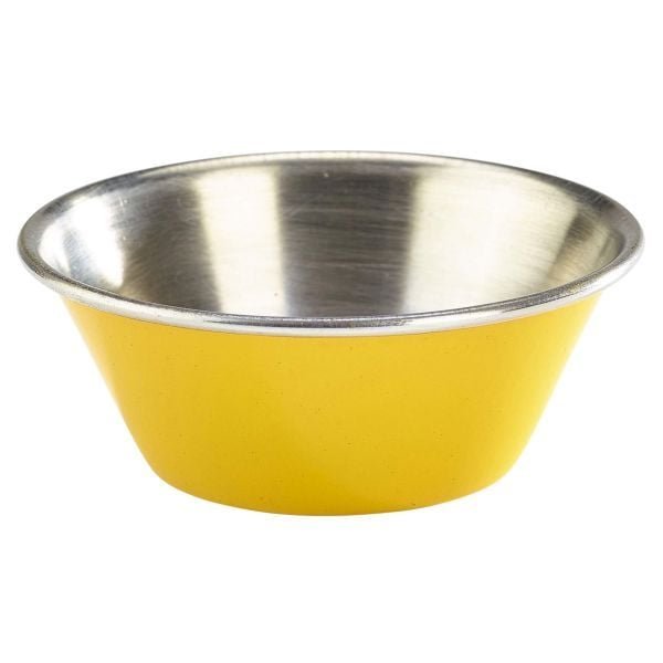GenWare Stainless Steel Ramekins - 43ml - Yellow